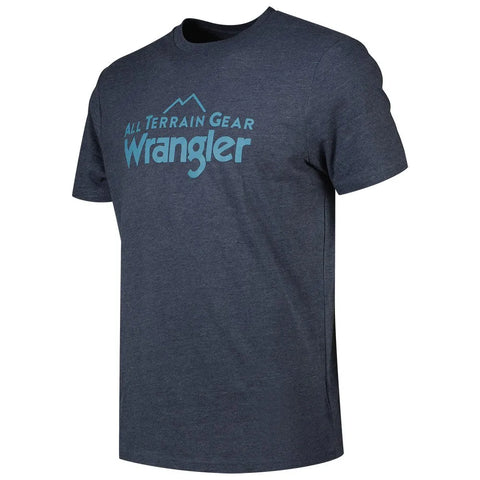 Wrangler Men's Navy Short Sleeve Regular Fit T-Shirt | Wrangler In Lebanon