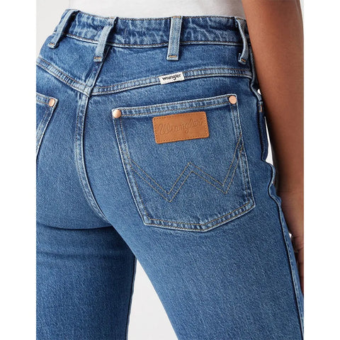 Wrangler Women's Blue Westward High Rise Bootcut Jeans | Wrangler In Lebanon
