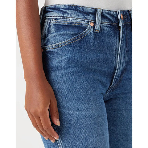Wrangler Women's Blue Westward High Rise Bootcut Jeans | Wrangler In Lebanon