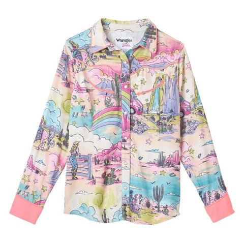 Wrangler Women's Multicolor Long Sleeve Shirt | Wrangler In Lebanon