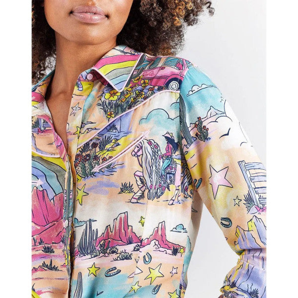 Wrangler Women's Multicolor Long Sleeve Shirt | Wrangler In Lebanon