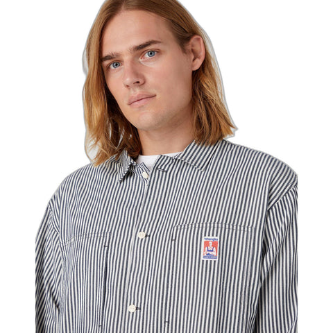 Wrangler Men's Hickory Stripe Casey Work Shirt |Wrangler In Lebanon