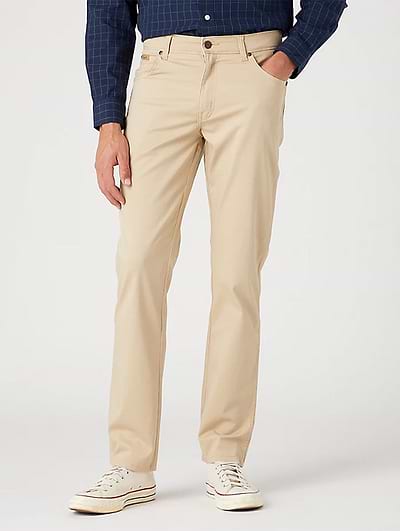 Wrangler Men's Beige Texas Slim Jeans | Wrangler In Lebanon