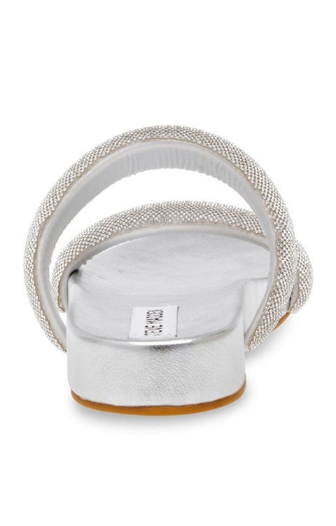 Steve Madden Women's Silver Rhinestone Tracer-R Slipper |Steve Madden In Lebanon