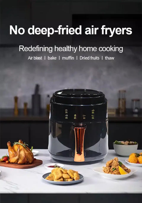 Vizyon Black Air Fryer XXL (Airfryer-VZ1400) | Vizyon In Lebanon