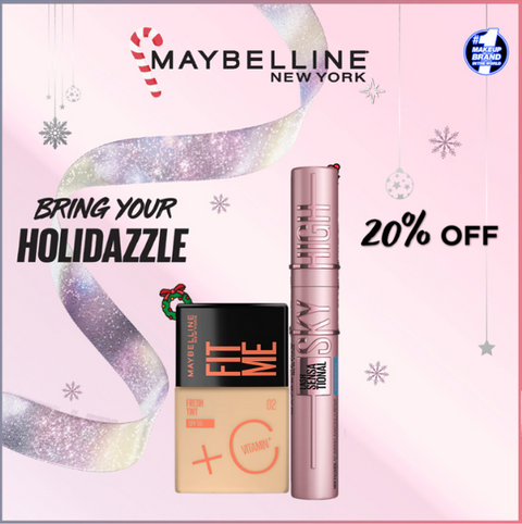 Maybelline New York Bring Your Holidazzle 20% Off