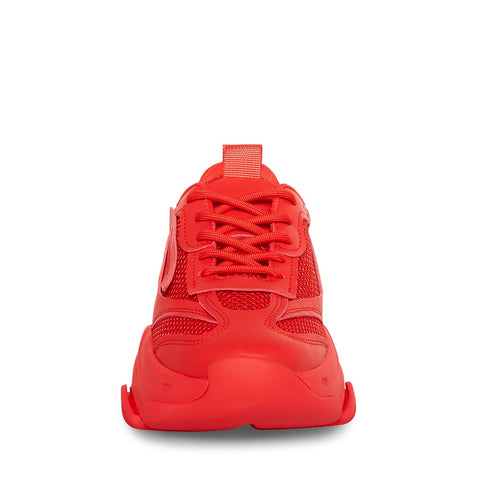 Steve Madden Women's Red Possession-E Sneakers | Steve Madden In Lebanon