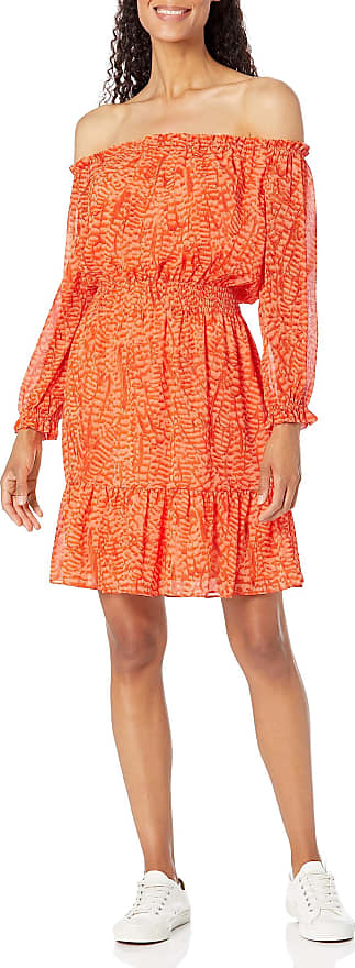 Nine West Women's Orange Dress AMZ8