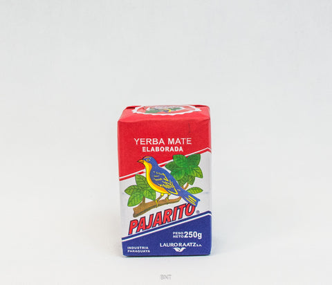 Pajarito Yerba Mate packaging on a white background