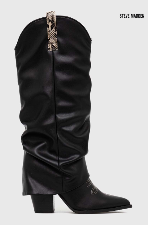 Steve Madden Women's Black Lassy High Boots |Steve Madden in Lebanon