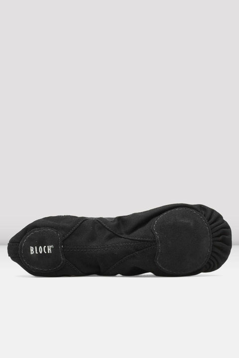 Bloch Women's Black Elastic Canvas Ballet Shoes |Bloch In Lebanon