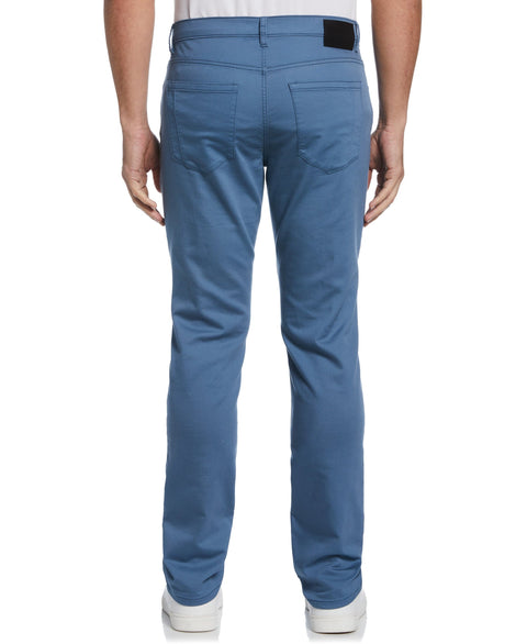 Perry Ellis  Portfolio Men's Blue Mirage Tall Slim Fit Anywhere Five Pocket Pant |  Perry Ellis  Portfolio in Lebanon