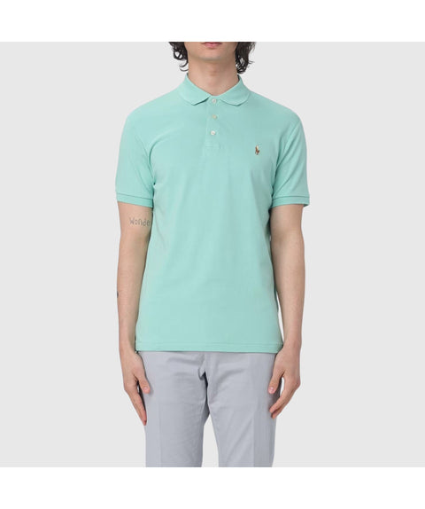 Polo Ralph Lauren Men's Light Green Polo Neck T-Shirt | Polo Ralph Lauren In Lebanon