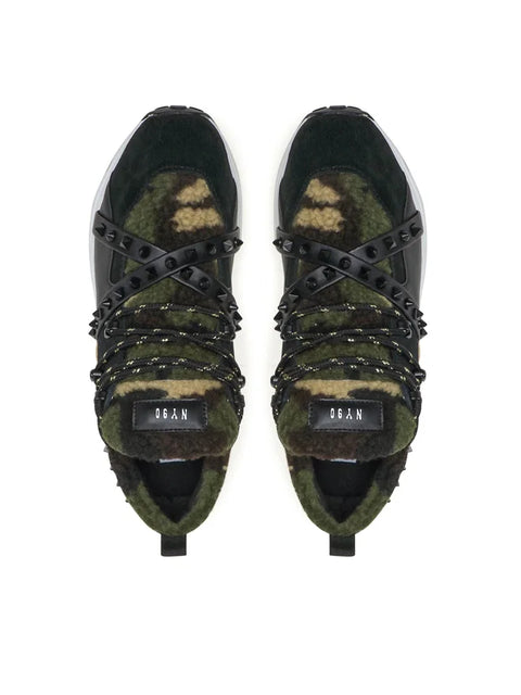 Steve Madden Women's Black Multi Curb-F Sneakers | Steve Madden In Lebanon