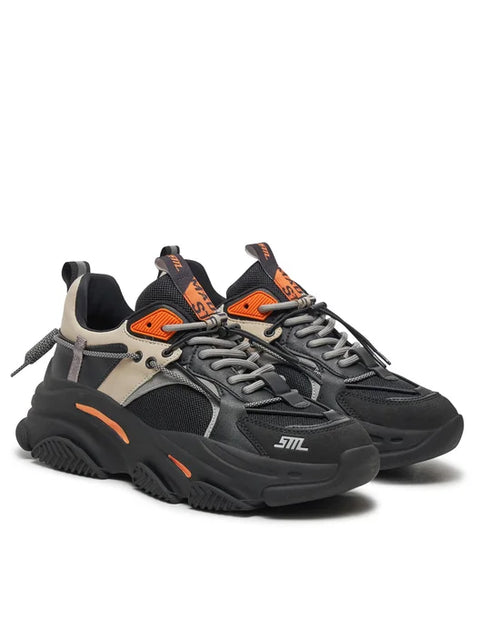 Steve Madden Women's Black & Orange Vault Sneaker | Steve Madden In Lebanon