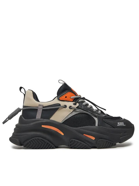 Steve Madden Women's Black & Orange Vault Sneaker | Steve Madden In Lebanon