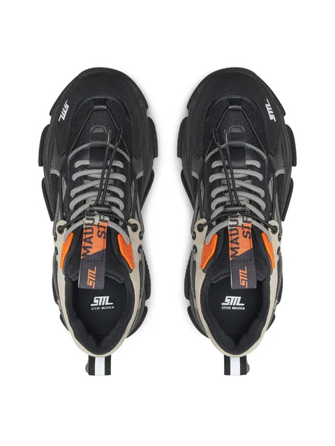 Steve Madden Women's Black & Orange Vault Sneaker | Steve Madden In Lebanon