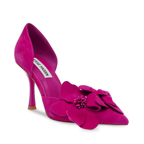 Steve Madden Women's Magenta Suede Florenita Heels | Steve Madden In Lebanon