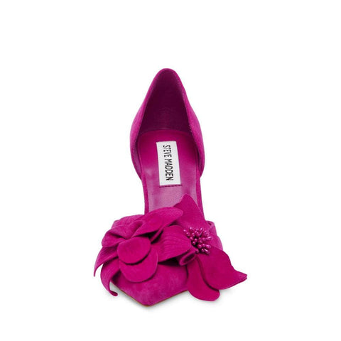 Steve Madden Women's Magenta Suede Florenita Heels | Steve Madden In Lebanon