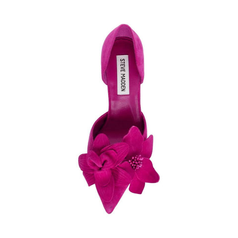 Steve Madden Women's Magenta Suede Florenita Heels | Steve Madden In Lebanon