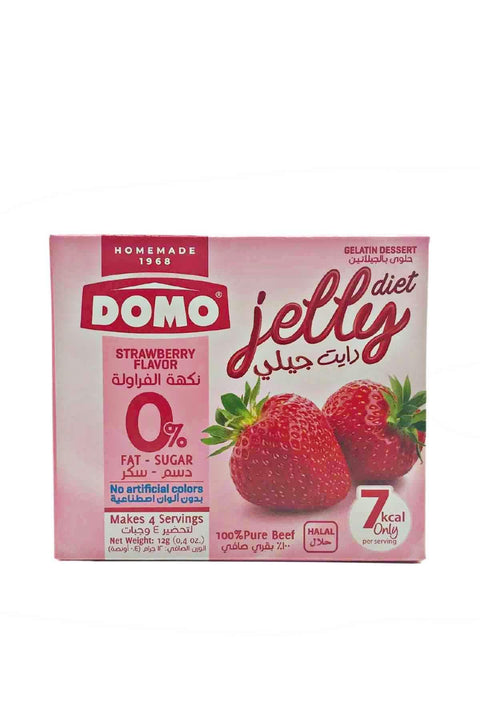Domo Jelly Diet Strawberry Flavor 12g