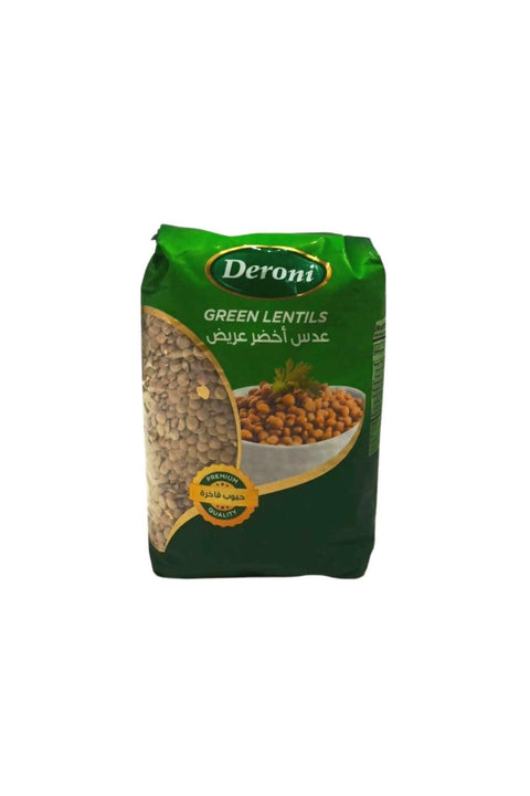Deroni Green Lentils 900g