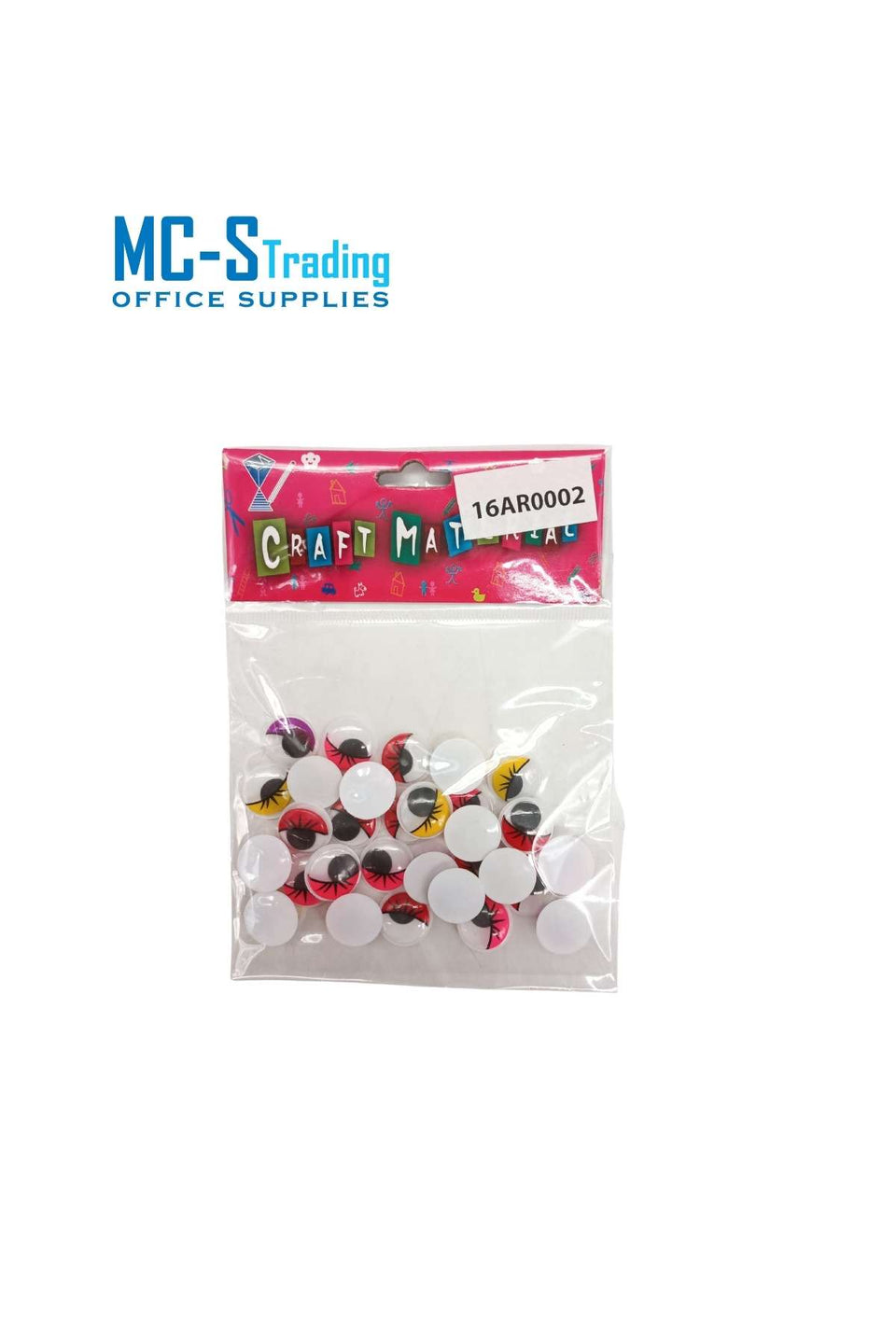 Craft Material Plastic Eye Without Glue Colorful 16AR0002