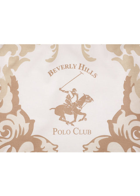 Beverly Hills Polo Club Cream Ranforce Single Quilt Cover Set 176BHP2120