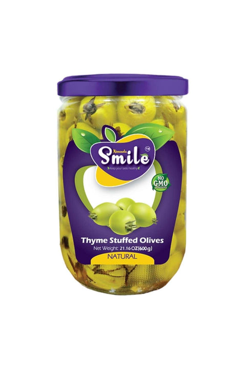 Minnesota Smile Thyme Stuffed Olives 600g
