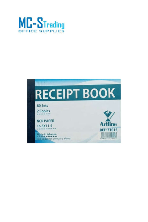 Artline Receipt Book 2 Copies REF: 31015