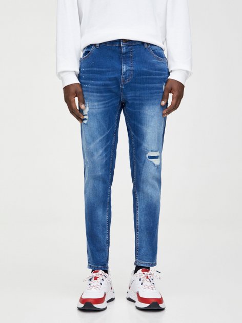 Pull & Bear Men's Light Blue Jeans 9684/545/405