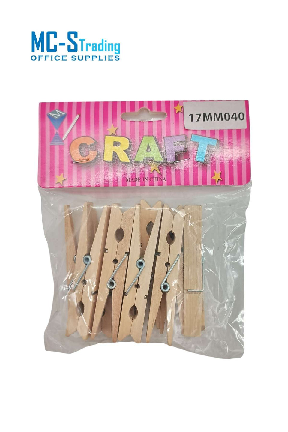 Craft Material Wooden Clip 17MM040