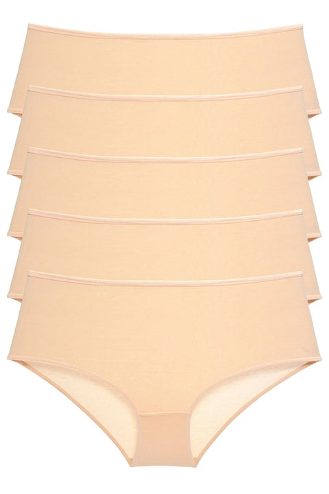 LadyMelex Women's Bato Panties Nude 5-Pack LMX50123YBTEN
