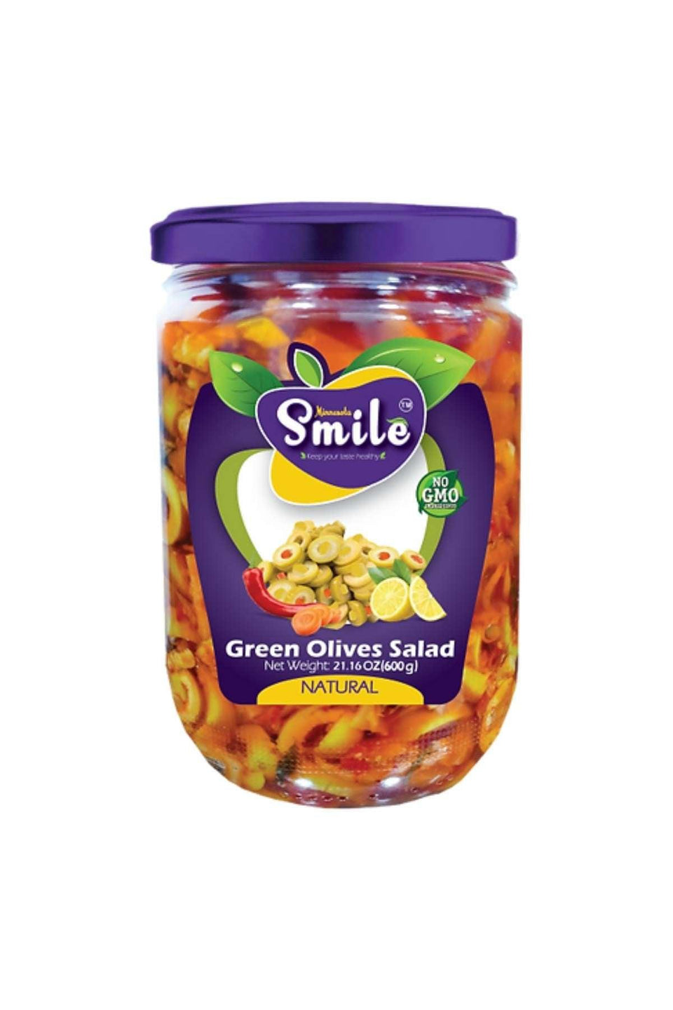 Minnesota Smile Green Olives Salad 600g | Minnesota Smile In Lebanon