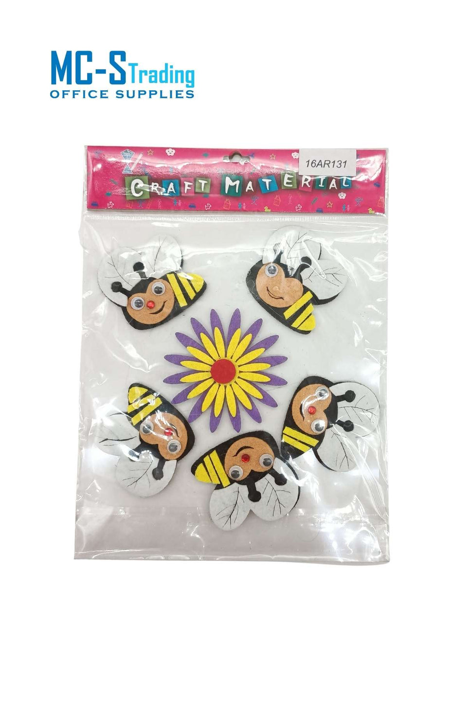 Craft Material Bees & Flowers 1234568550
