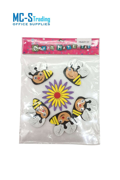 Craft Material Bees & Flowers 1234568550