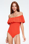 Jeanne Women's Orange Swimsuit 219JNE1159
