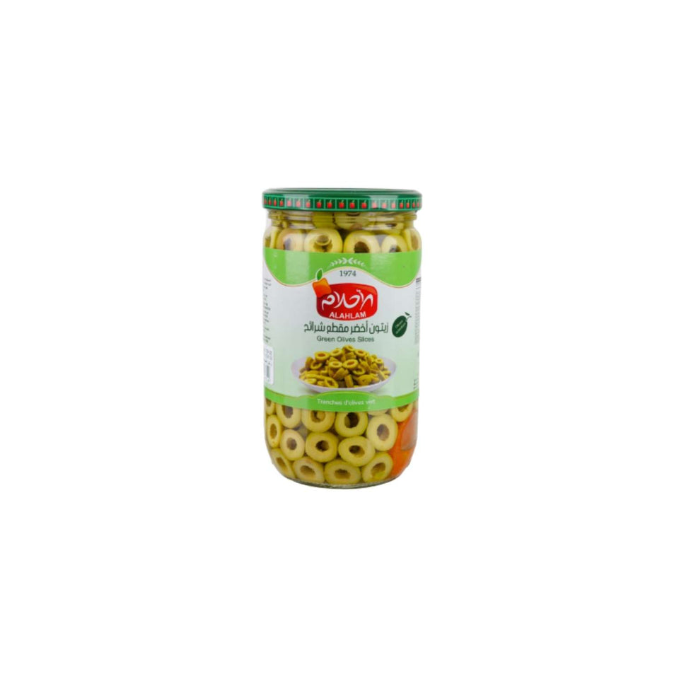 Al Ahlam Green Olives Slices 700g
