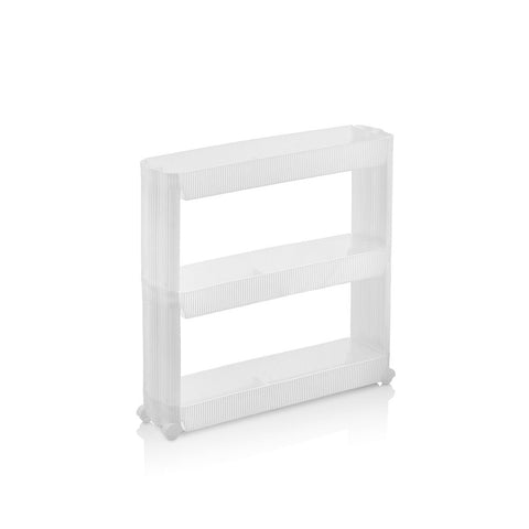 Organizers White Tabby Slim Slide Out Rack Trolley - 3 Layers ORG-62 SHR