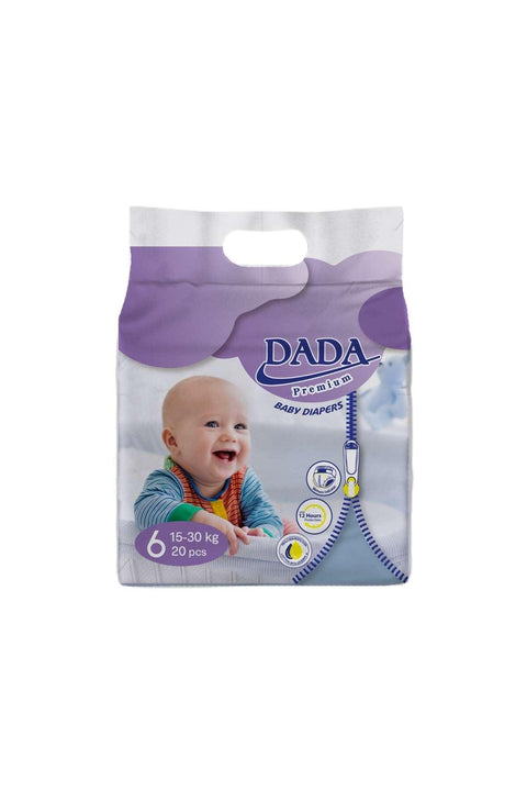 Dada Premium Baby Diapers Size 6  ( 15-30Kg)  (20 pcs)