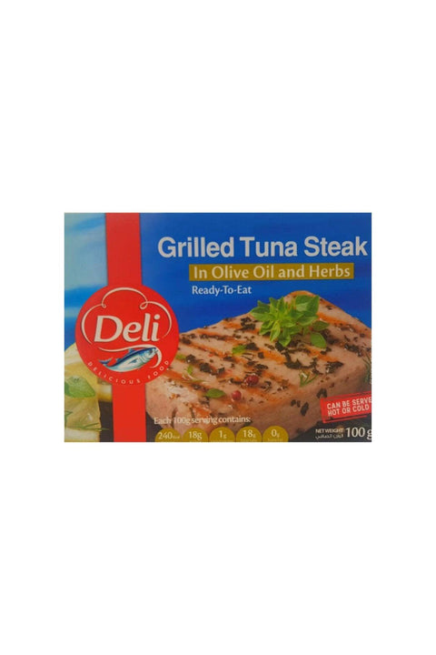 Deli Grilled Tuna Steak In Olive Oil & Herbs 100g
