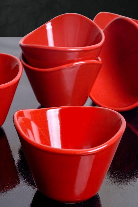 SD Home Red Bowl Set (6 Pieces) 275KRM1199