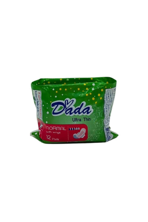 Dada Ultra Thin Normal With Wings Green 12pcs
