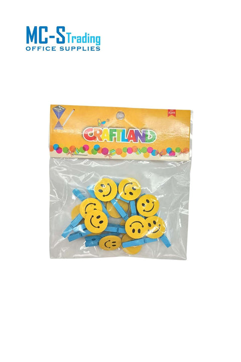 Craft Material Clips Smily 18AR033