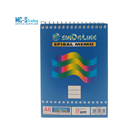 Sinarline Memo Notebook A6 50Pages 17FN039