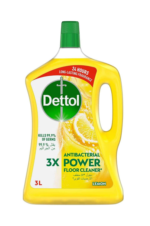 Dettol Antibacterial Power Floor Cleaner Lemon 3L