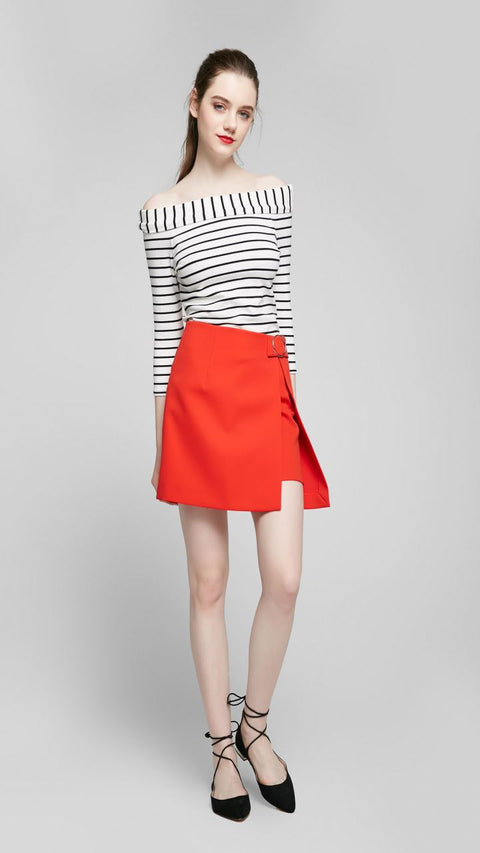 Vero Moda Women's Red Skirt 317216501F16(fl97)(shr)