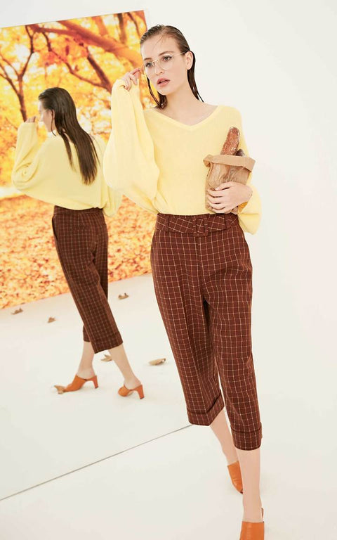 Vero Moda Women's Brown Pant 318319501E13(FL82)