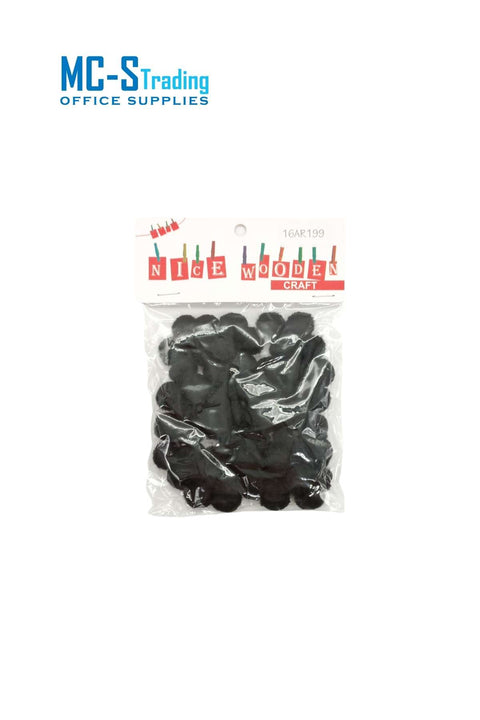 Craft Material Pom 16AR199 Black