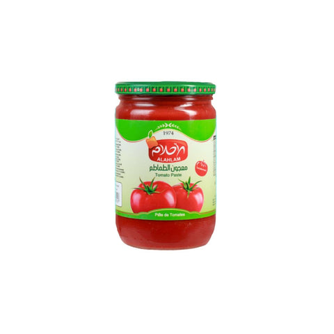 Al Ahlam Tomato Paste Glass Jar 660g